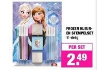 frozen kleur en stempelset