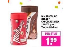 maltesers of galaxy chocolademelk