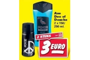 axe deo of douche