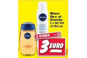 nivea deo of douche