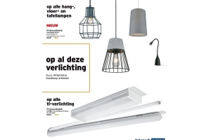 25 korting op al deze verlichting