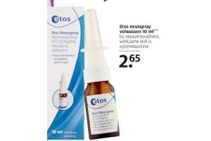 etos neusspray volwassen 10 ml