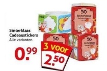 sinterklaas cadeaustickers