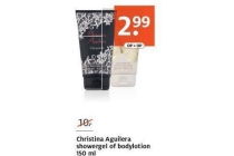 christina aguilera showergel of bodylotion 150 ml