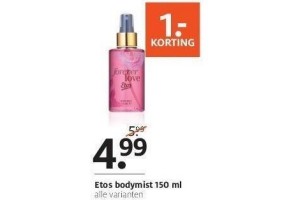 etos bodymist 150 ml