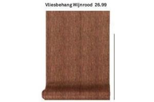 vliesbehang wijnrood