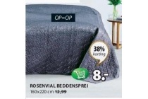 rosenvial beddensprei