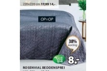 rosenvial beddensprei