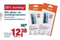 alle glass en screenprotectors