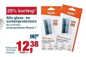 alle glass en screenprotectors