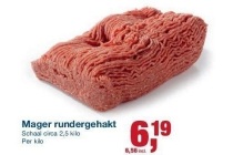mager rundergehakt