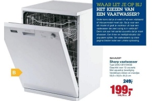 sharp vaatwasser