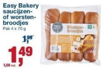 easy bakery saucijzenof worstenbroodjes