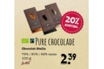 chocolat stella pure chocolade