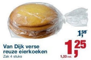van dijk verse reuze eierkoeken