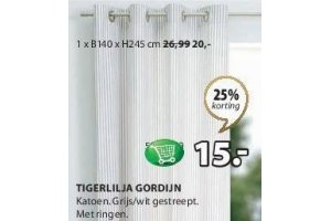 tigerlilja gordijn