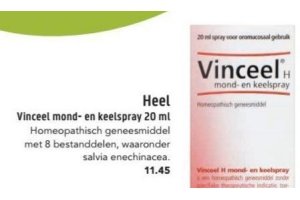 vinceel mond en keelspray 20 ml