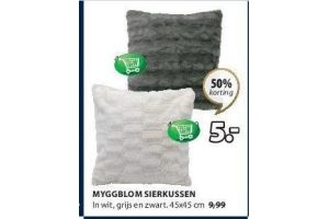 myggblom sierkussen