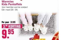 warmies kids pantoffels