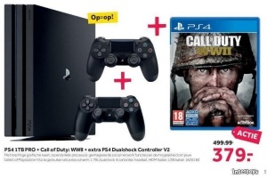 ps4 1tb pro call of duty wwii extra ps4 dualshock controller v2