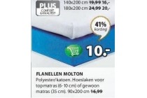 flanellen molton