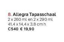 allegra tapasschaal