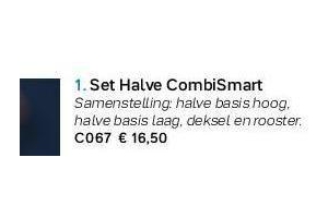 set halve combismart