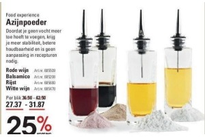 food experience azijnpoeder