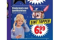 kindermuts met hoofdtelefoon