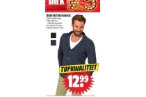 gebreid herenvest