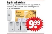 plug in schakelaar