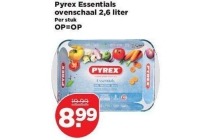 pyrex essentials ovenschaal 2 6 liter op op