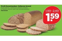 plus korenlanders volkoren brood