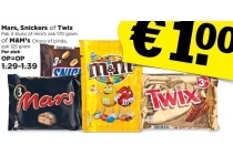 mars snickers of twix of m en m s