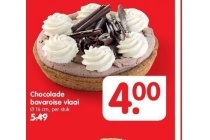 chocolade bavaroise vlaai