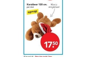 kerstbeer 120 cm