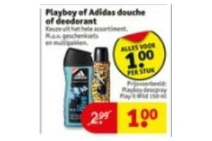 playboy of adidas douche of deodorant