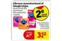 libresse maandverband inlegkruisjes