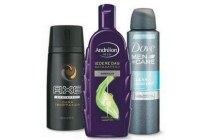 andrelon for men dove men care en axe