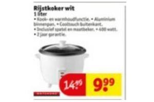 rijstkoker wit