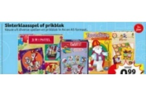 sinterklaasspel of prikblok