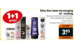 gliss kur haarverzoring of styling