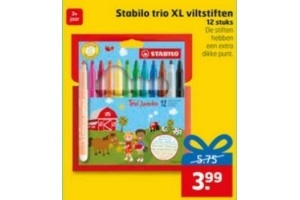 stabilo trio xl viltstiften