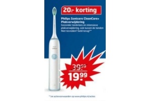 philips sonicare cleancare plakverwijdering