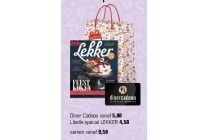 combinatie van diner cadeau en libelle special