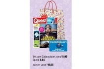 bol com cadeaukaart en quest combinatie