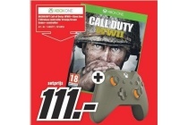 microsoft xbox one s wireless controller groen call of duty wwii