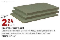 ondervloer zachtboard