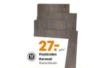 vinylstroken harwood