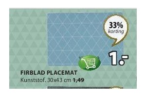 firblad placemat